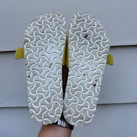 Birkenstock Birki's Catalina Buckle Slide Wide Strap Sandals Yellow 39 L8 M6 - Picture 8 of 8